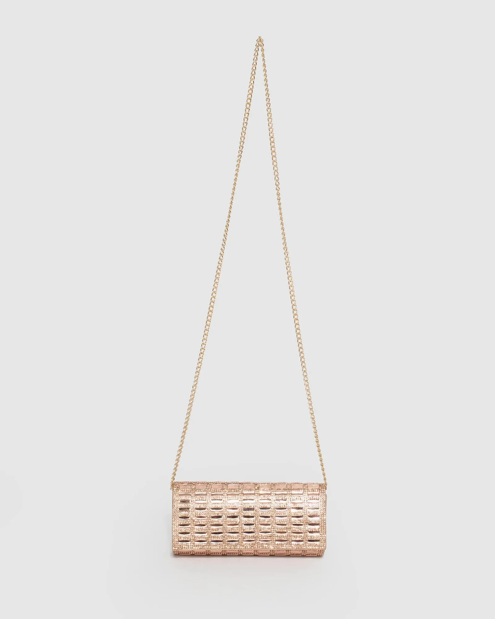 Rose Gold Desiree Clutch Bag