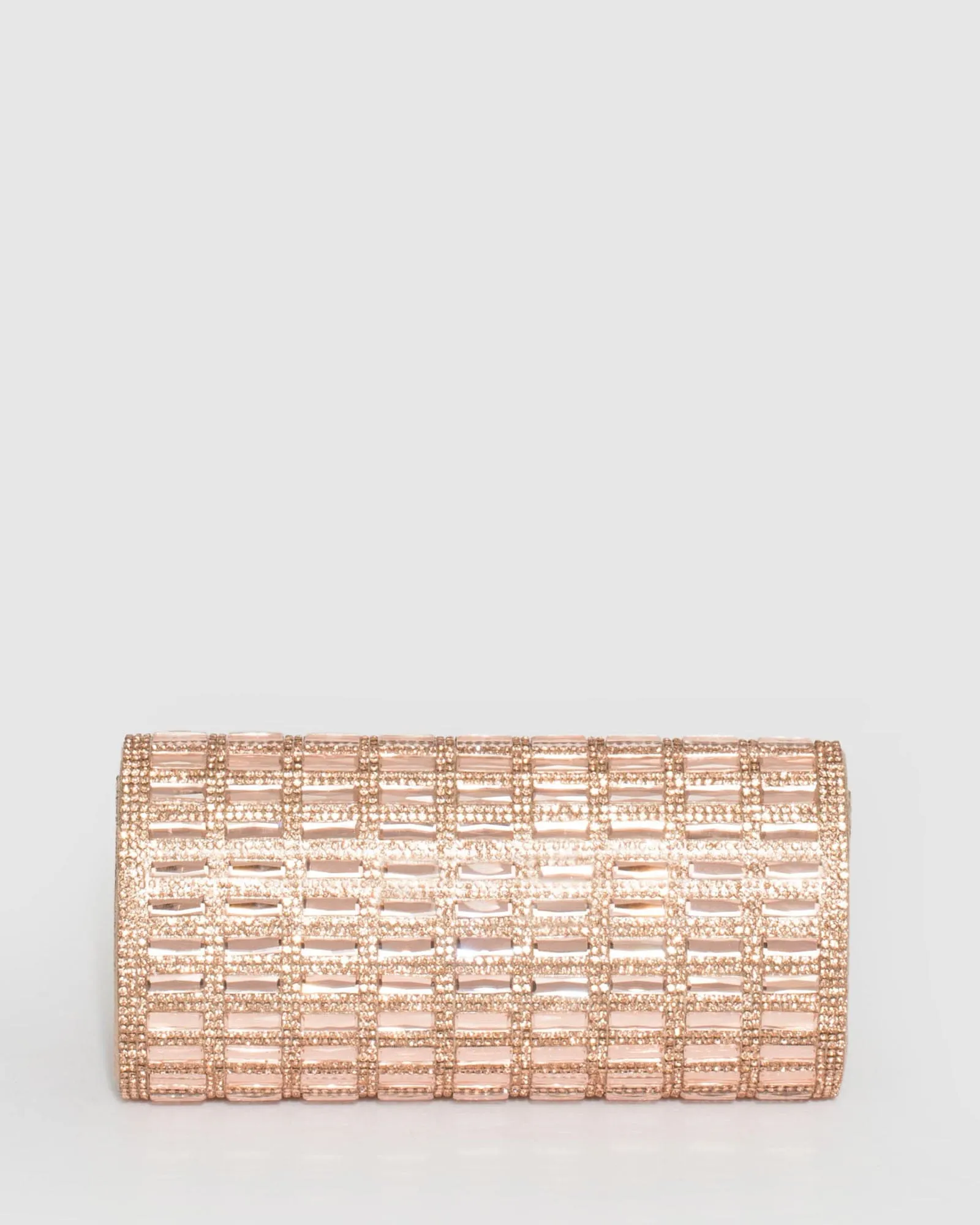 Rose Gold Desiree Clutch Bag