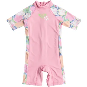 Roxy Kids Tiny Flower Short Sleeve One-Piece Rash Vest