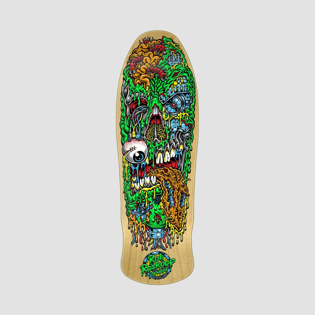 Santa Cruz Roskopp Face Three Reissue Skateboard Deck - 9.9