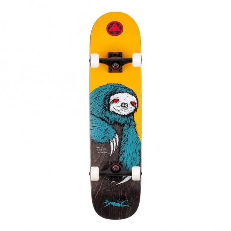 Sloth Complete Skateboard 7.75" - Gold/Black