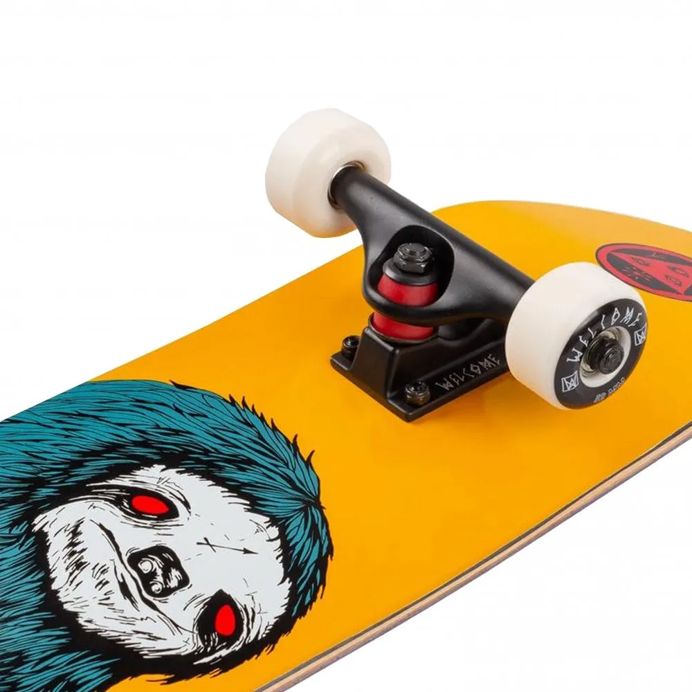 Sloth Complete Skateboard 7.75" - Gold/Black