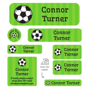 Soccer Sleepaway Camp Labels Pack