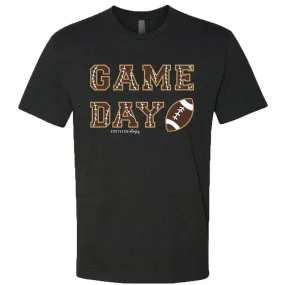 Southernology Gameday Football Letters Statement Canvas T-Shirt