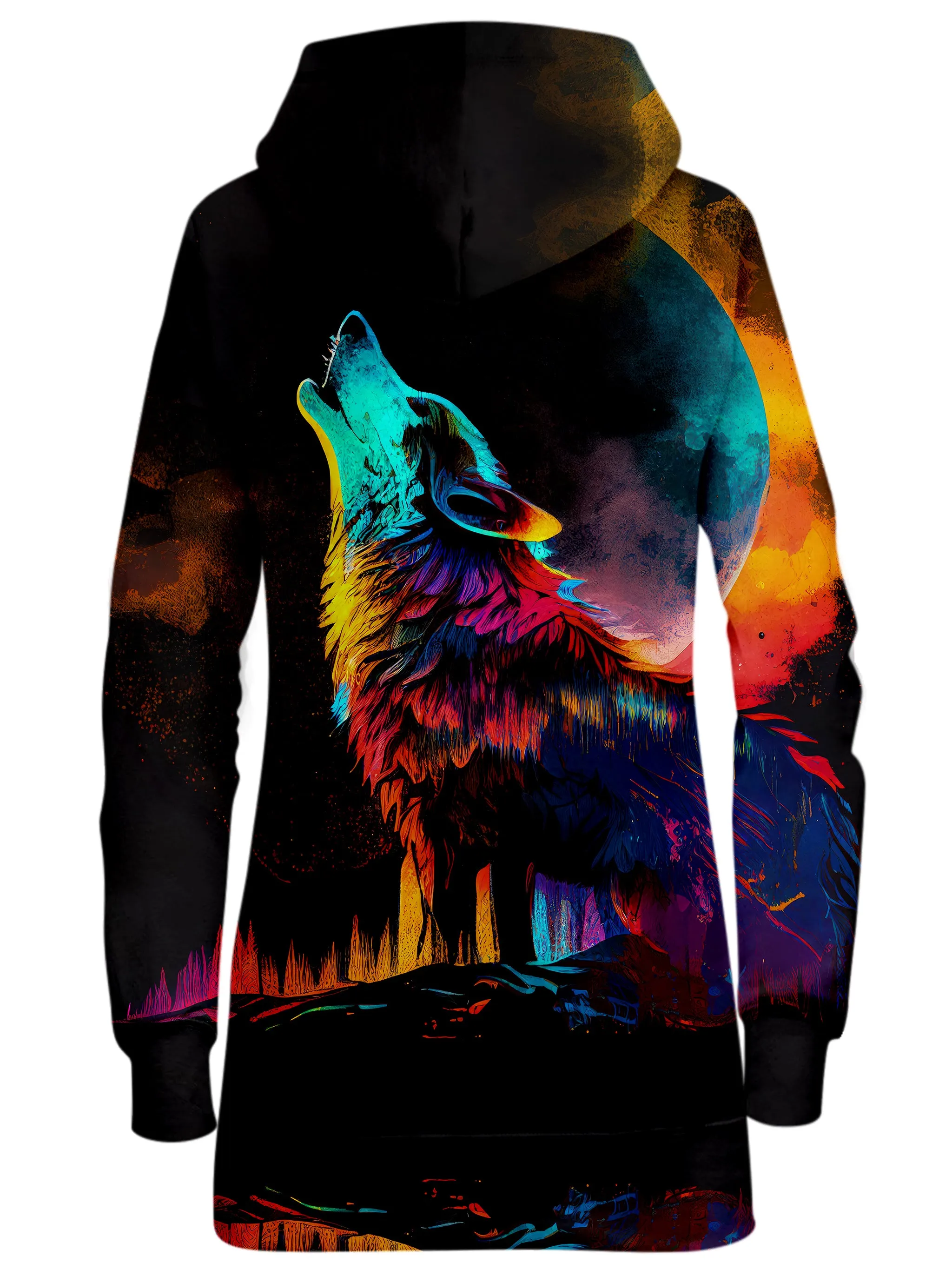 Spirit Wolf Hoodie Dress