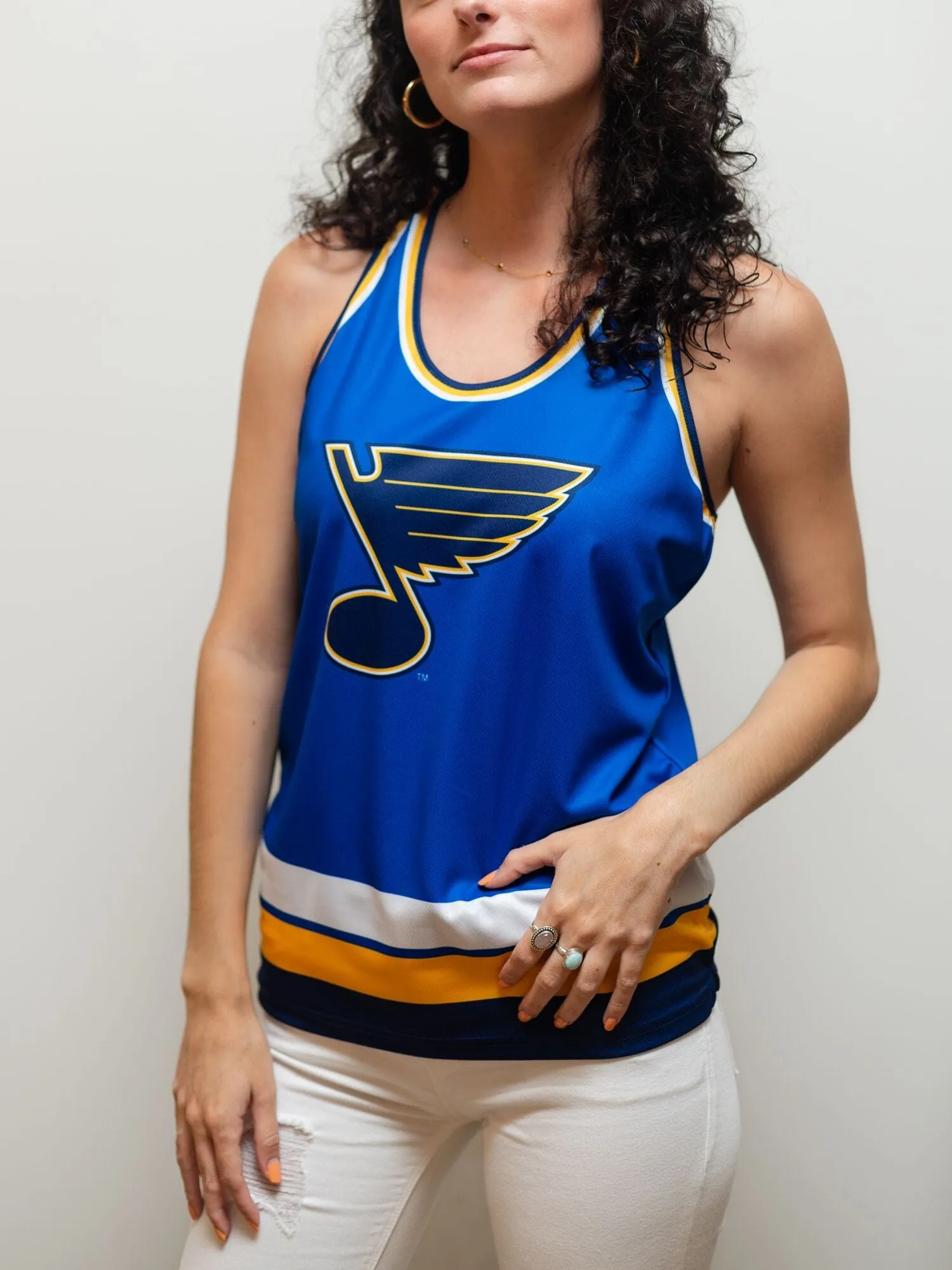 St. Louis Blues Women's Racerback Hockey Tank