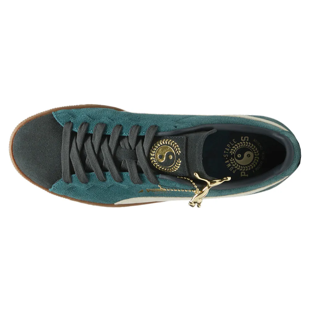 Suede G Staple Lace Up Sneakers