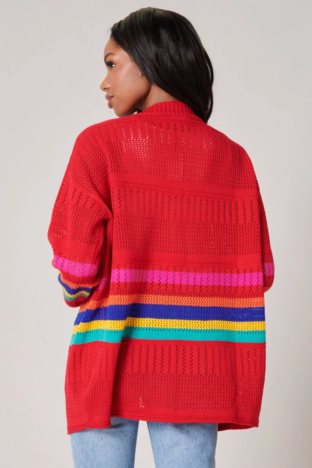 Sugar Rush Color Block Cardigan