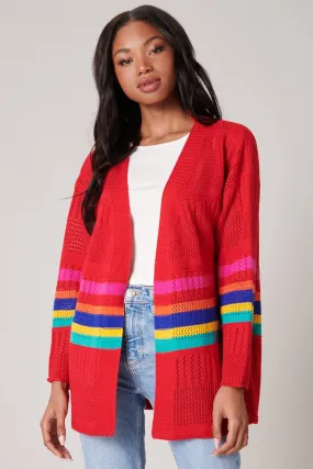 Sugar Rush Color Block Cardigan