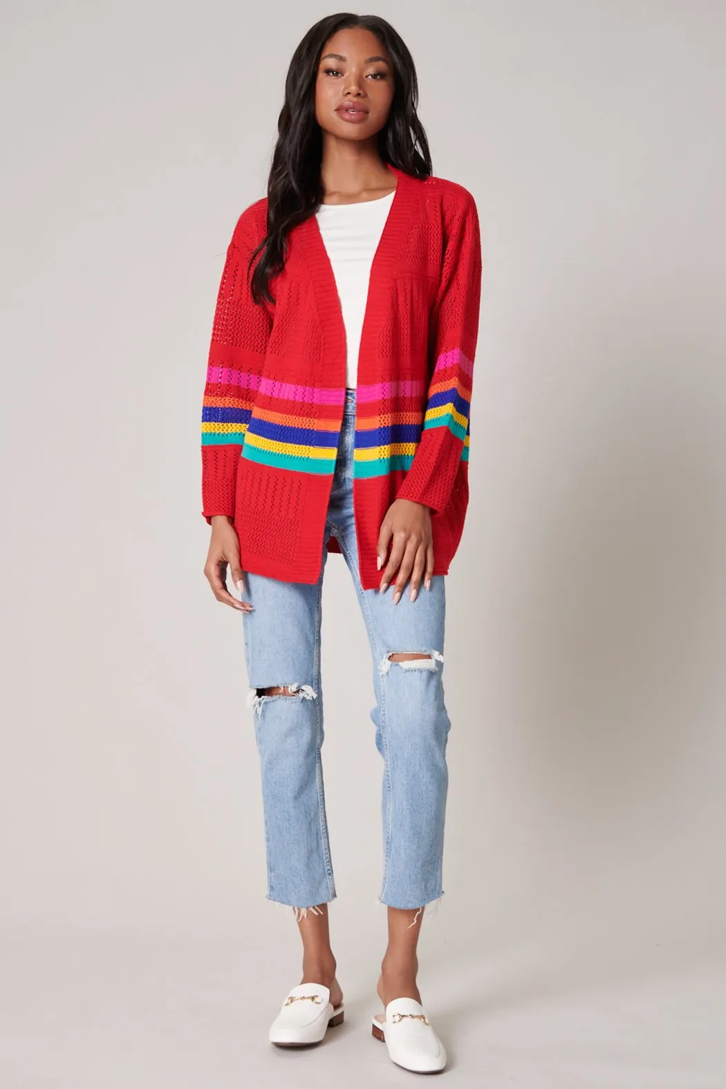 Sugar Rush Color Block Cardigan