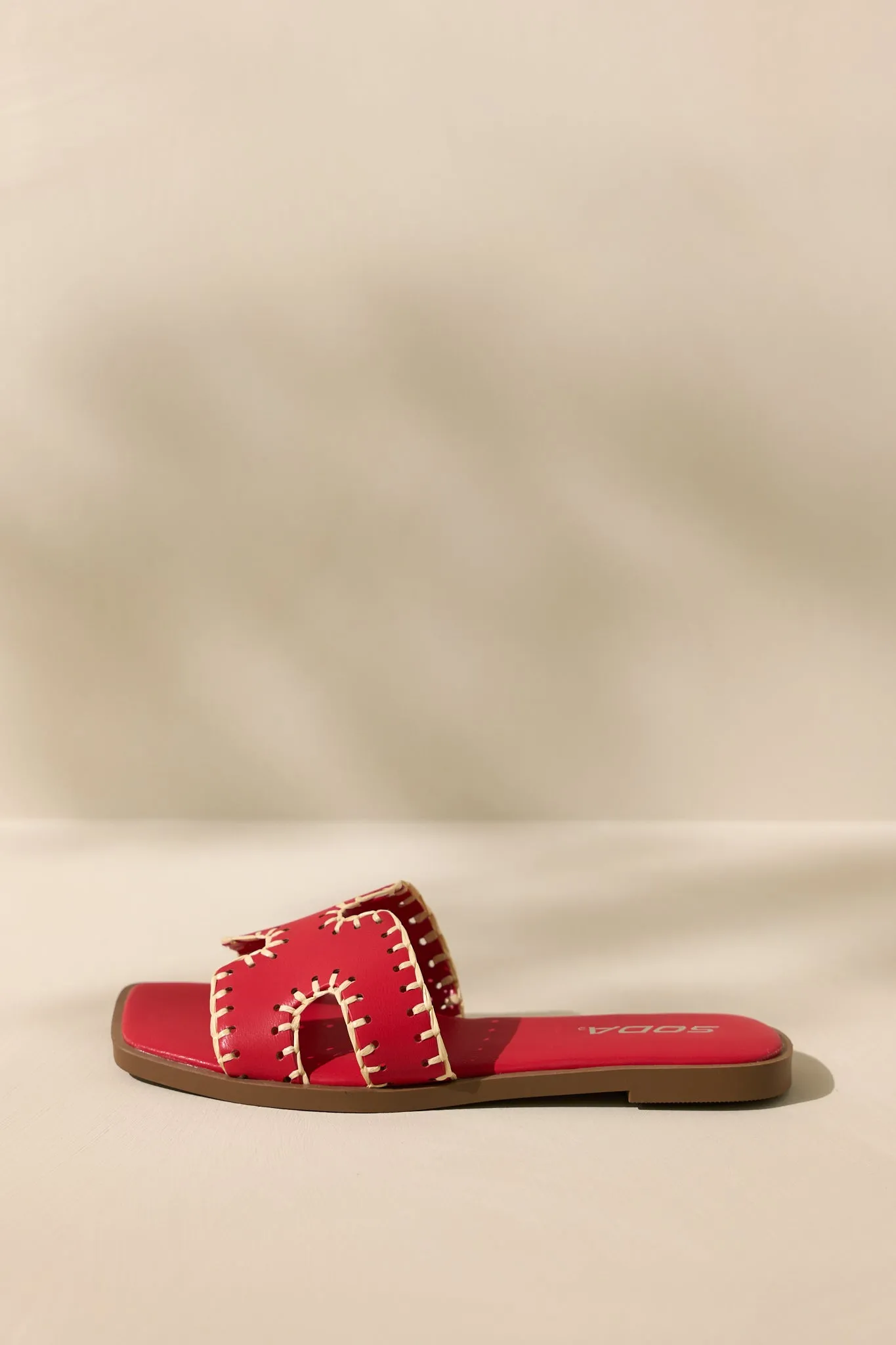 Surfside Strolls Red Sandals