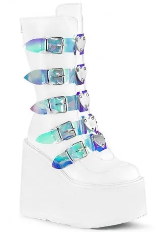 Swing 230 White Heart Platform Boot