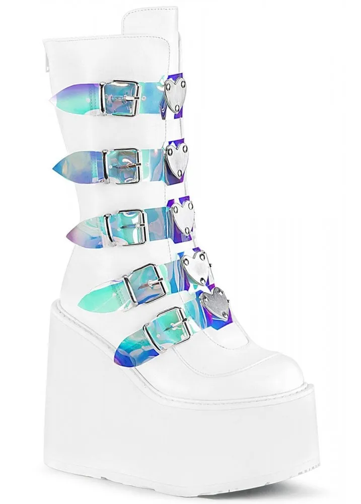 Swing 230 White Heart Platform Boot