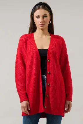 Tahlia Ribbed Oversized Cardigan