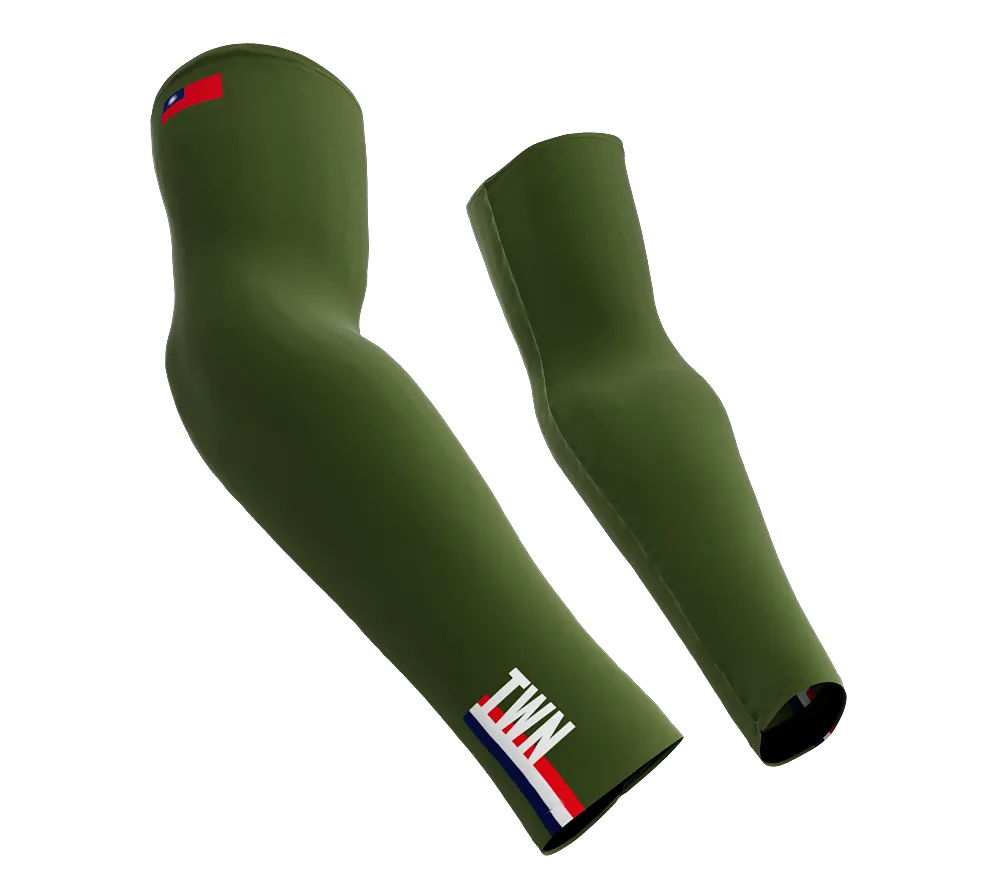 Taiwan Code Compression Arm Sleeves - Walking - Cycling - Running - Golf - Baseball - Basketball