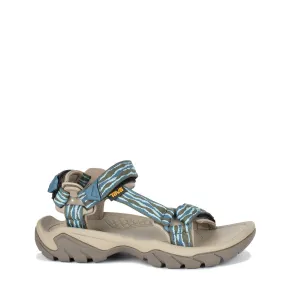 Teva Womens Terra FI 5 Universal Sandals Foggy Mountain Blue / Green