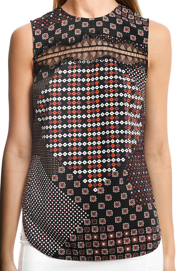 Thakoon Addition Lace Inset Tank