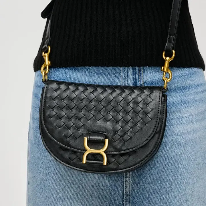 The Alise Woven Crossbody Bag