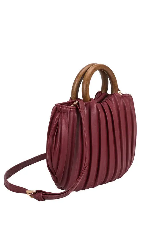 The Kate Burgundy Small Crossbody Bag