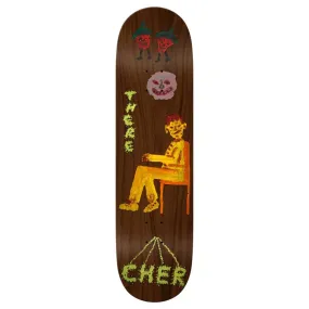 There Skateboard Deck Cher Get Off My Case Brown 8.25