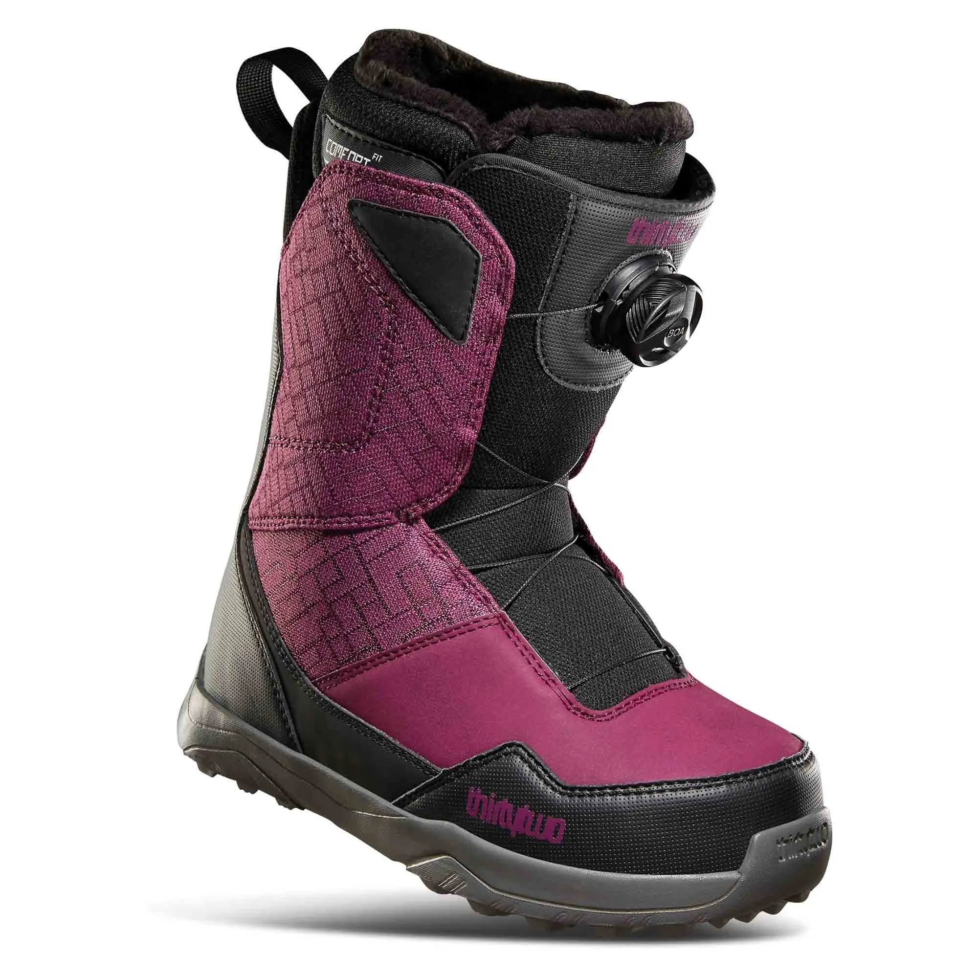 Thirty Two Shifty Boa Womens Snowboard Boot 2023 - Black/Purple