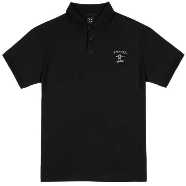 Thrasher Little Gonz Polo Shirt Black