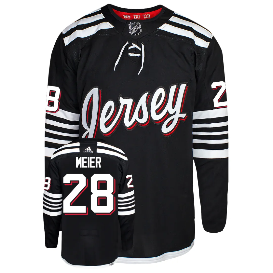 Timo Meier New Jersey Devils Adidas Primegreen Authentic NHL Hockey Jersey     