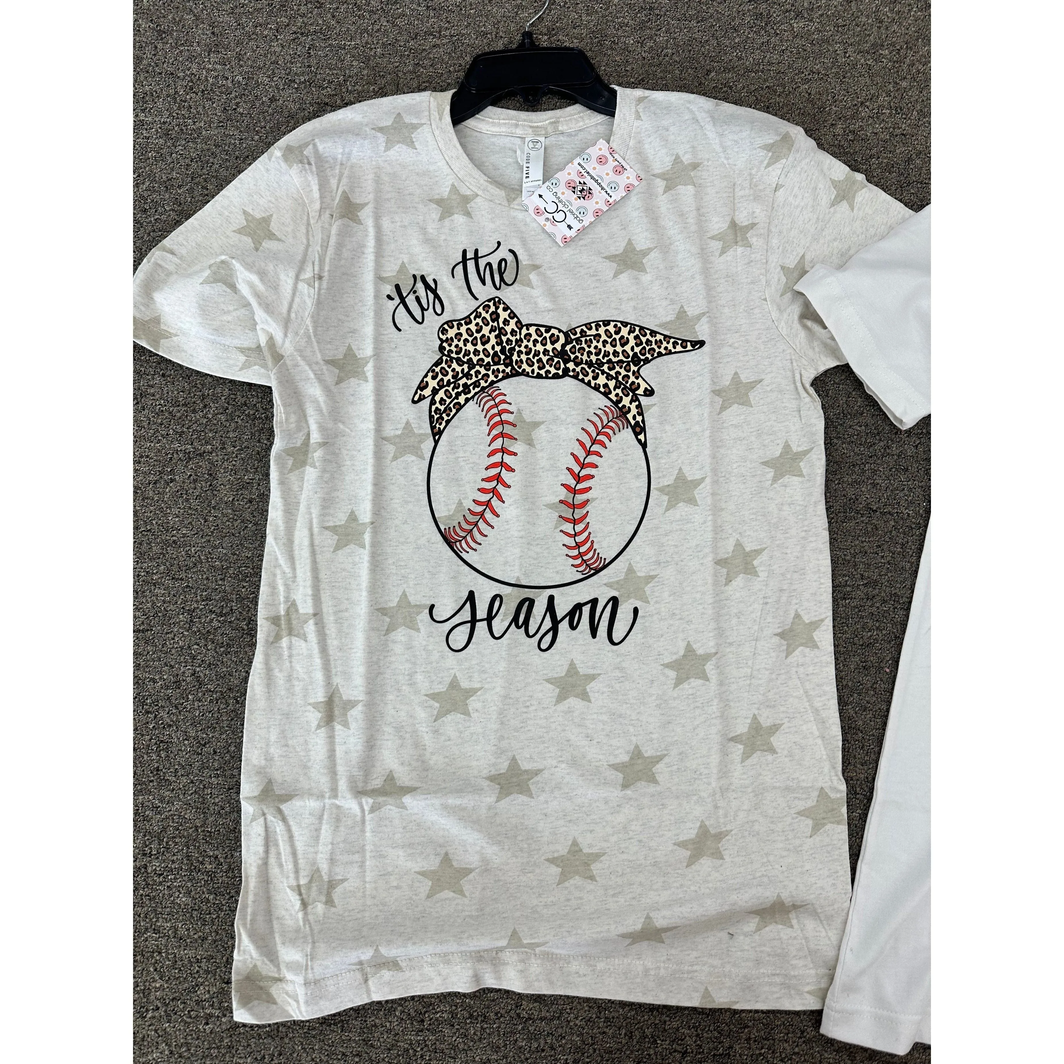 Ti's the Season Baseball tee