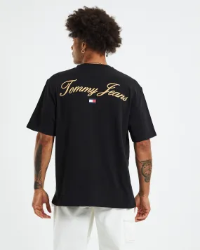 Tommy Jeans TJM Skater Modern Prep Logo T-Shirt Black