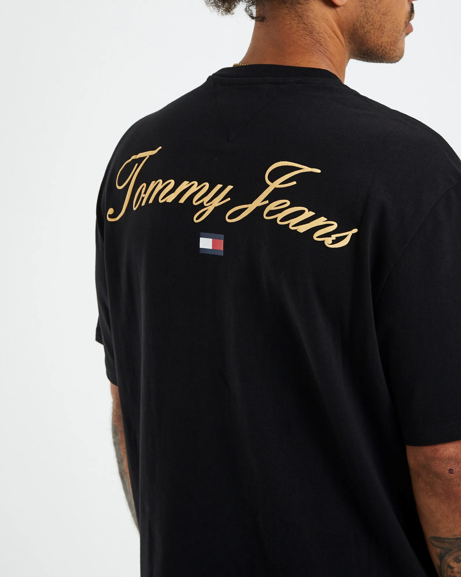 Tommy Jeans TJM Skater Modern Prep Logo T-Shirt Black