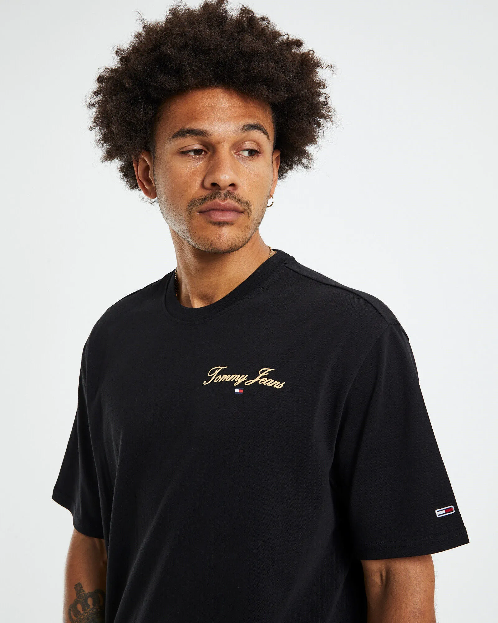 Tommy Jeans TJM Skater Modern Prep Logo T-Shirt Black