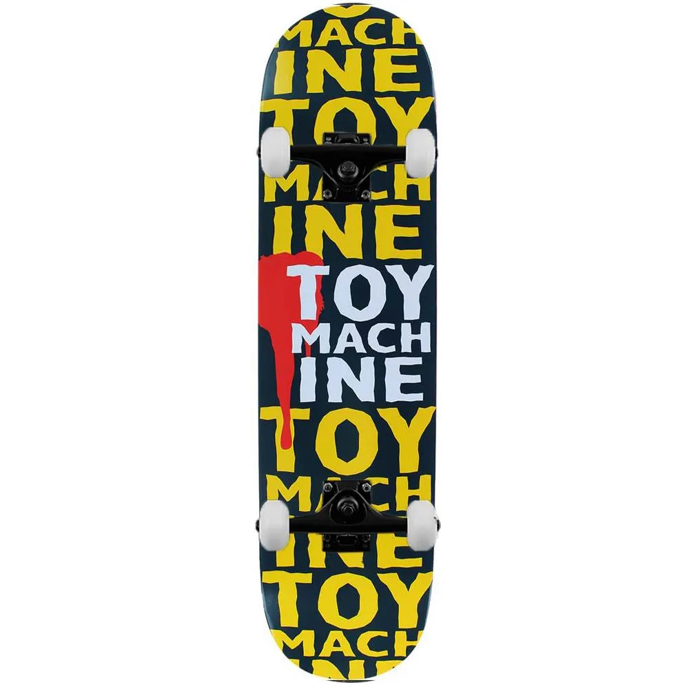 Toy Machine Skateboards New Blood Complete Skateboard 8.25 Assorted Stains