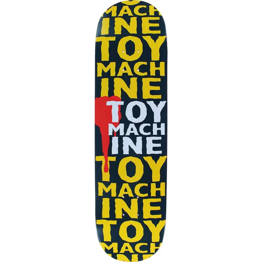 Toy Machine Skateboards New Blood Skateboard Deck 8.25 Assort Stains