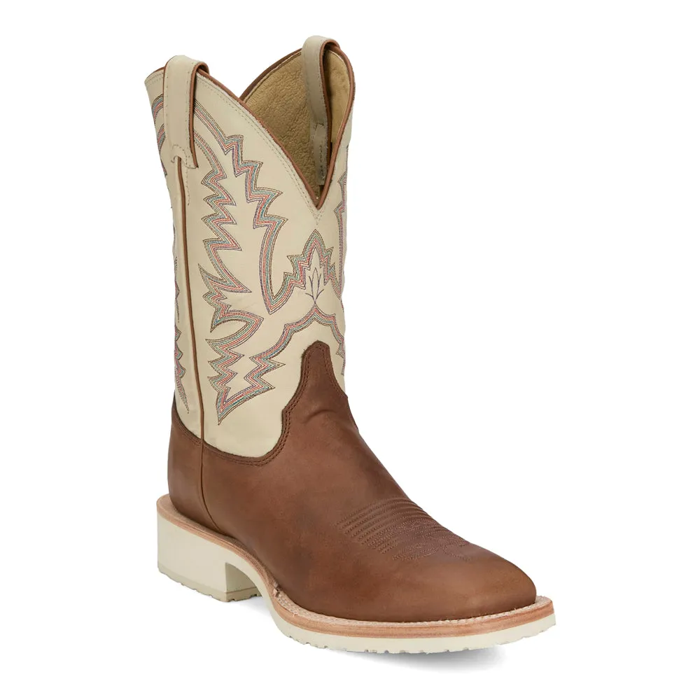 Trainor Bone Square Toe Cowboy Boots