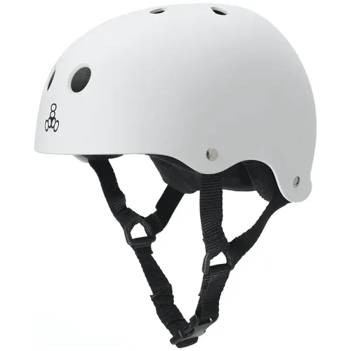 Triple 8 Skateboard Helmet Sweatsaver White/Rubber Size S