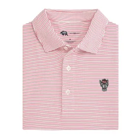 Tuffy Head Birdie Stripe Performance Polo