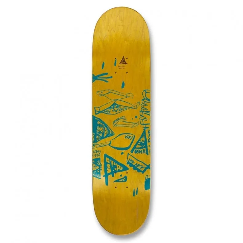 UMA Landsleds Cody Taped Up Skateboard Deck 8.125