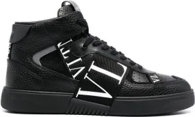 Valentino Garavani VL7N mid-top leather sneakers Black