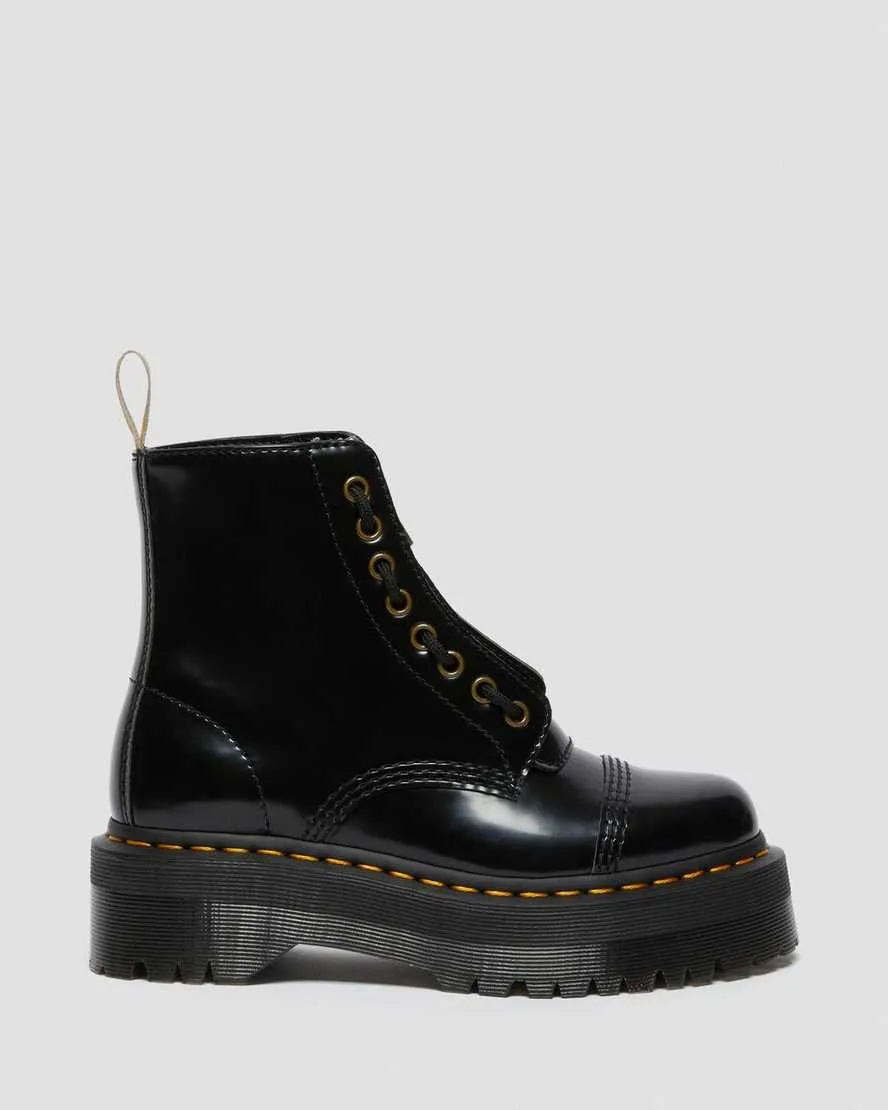 Vegan Sinclair Platform Boot in Black from Dr. Martens