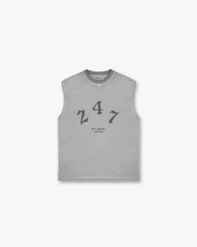 Vintage 247 Oversized Tank - Smoke