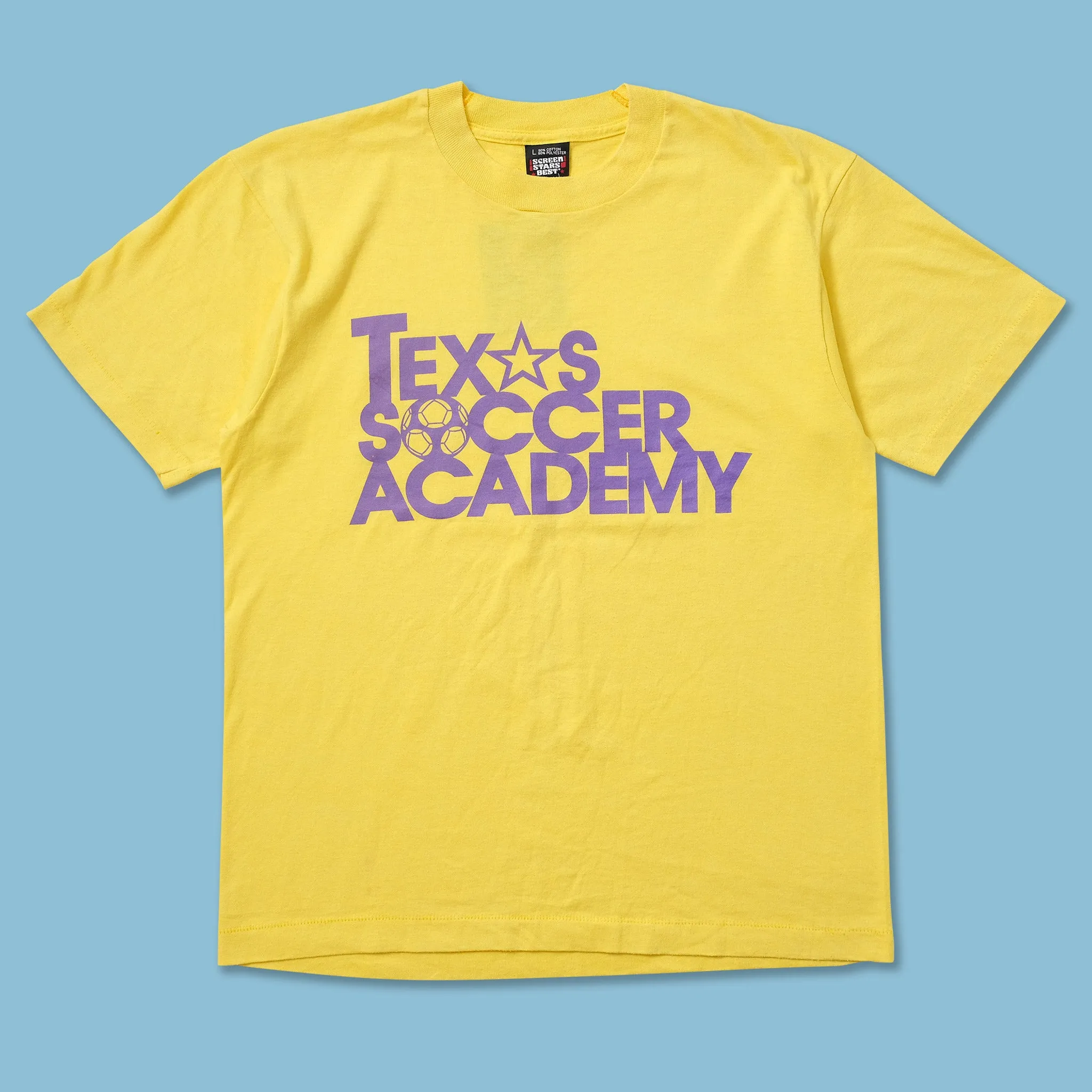 Vintage Texas Soccer Academy T-Shirt Medium