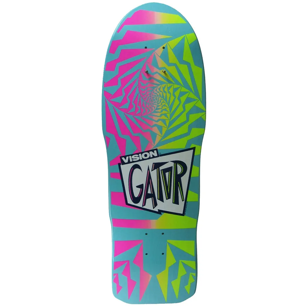 Vision Gator II Skateboard Deck Modern Concave - Turquoise