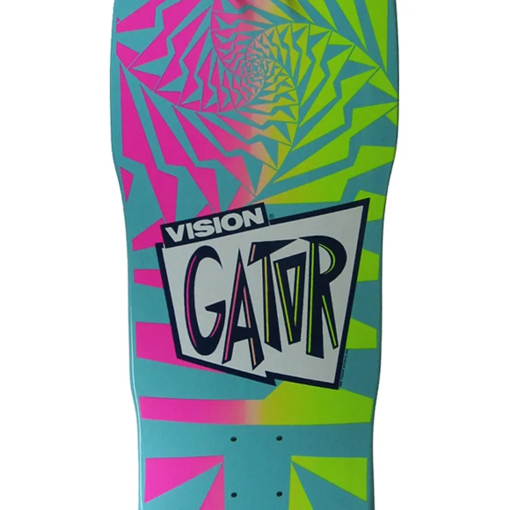 Vision Gator II Skateboard Deck Modern Concave - Turquoise