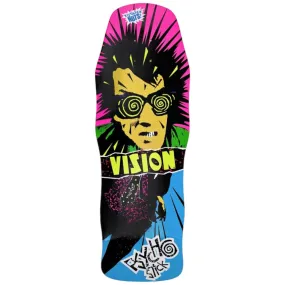 Vision Psycho Stick Skateboard Deck Modern Concave - Turquoise