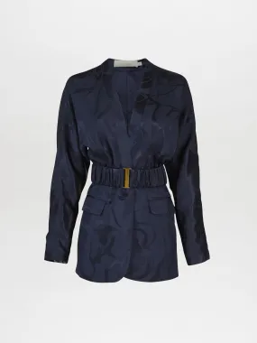 Vogogna Jacket Navy Jacquard