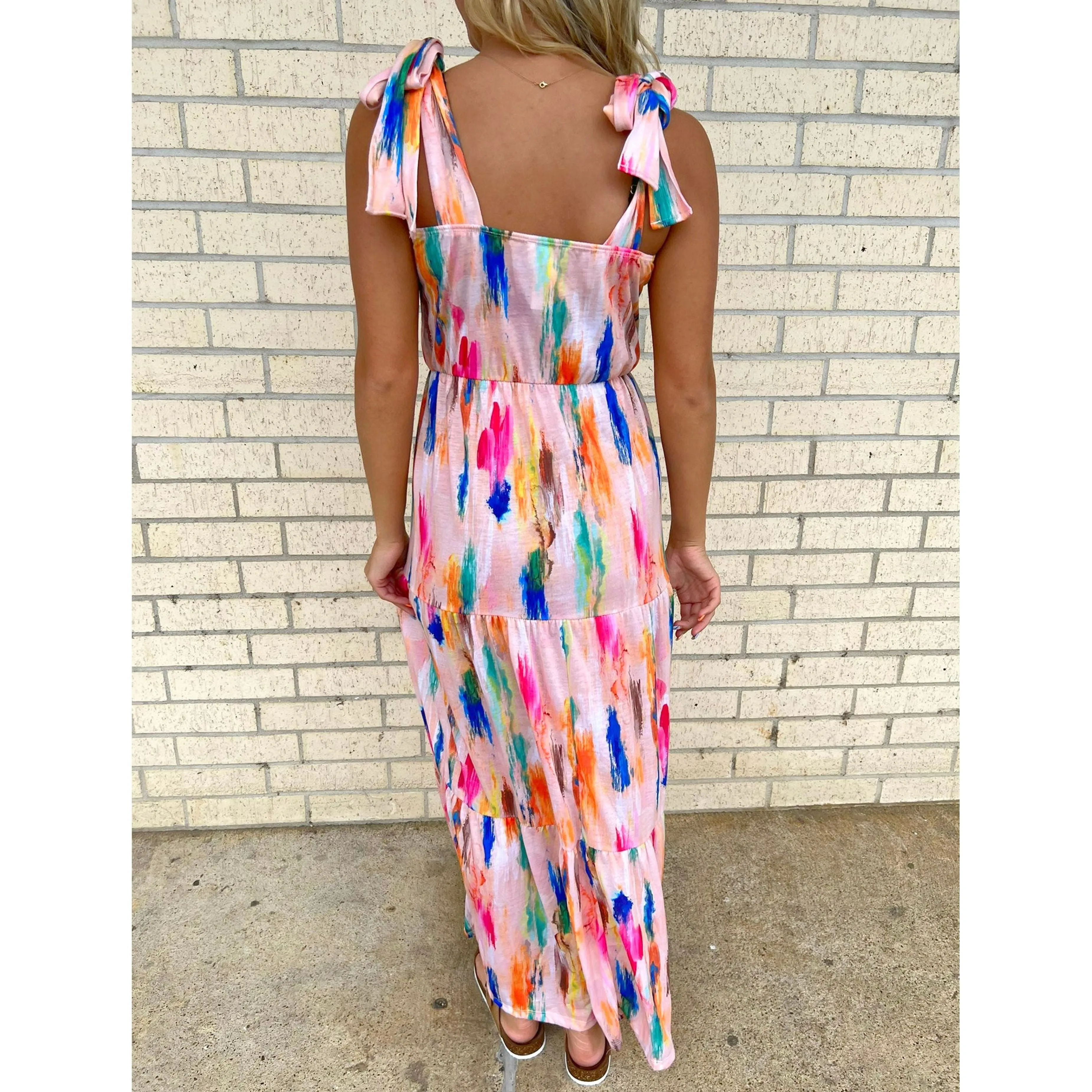 Watercolor Maxi Dress