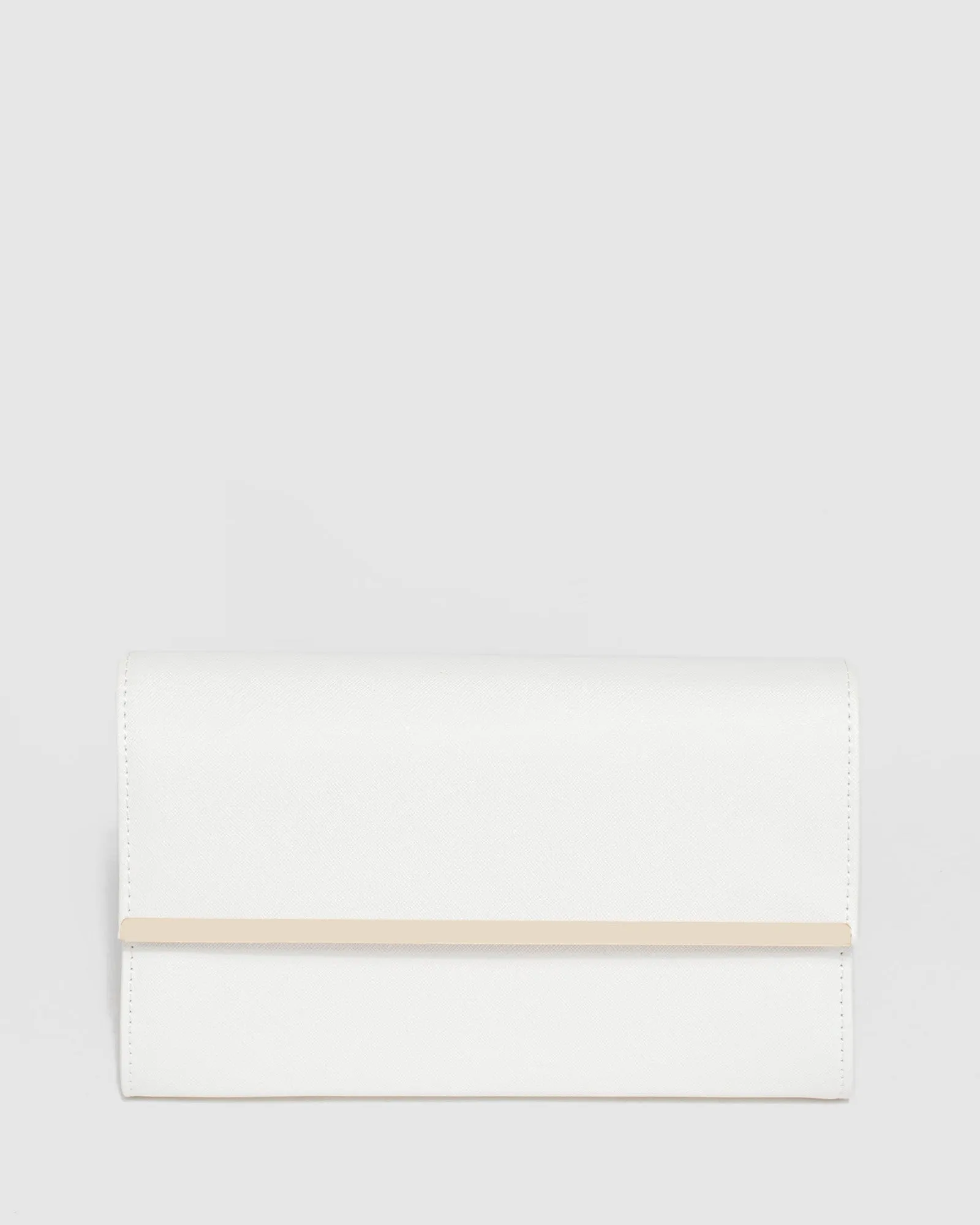 White Harriet Clutch Bag