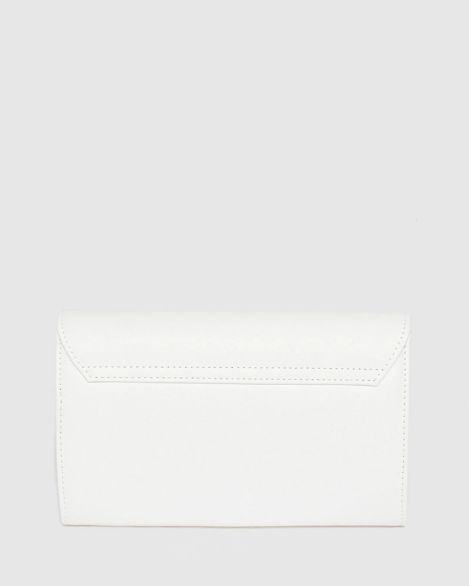 White Harriet Clutch Bag