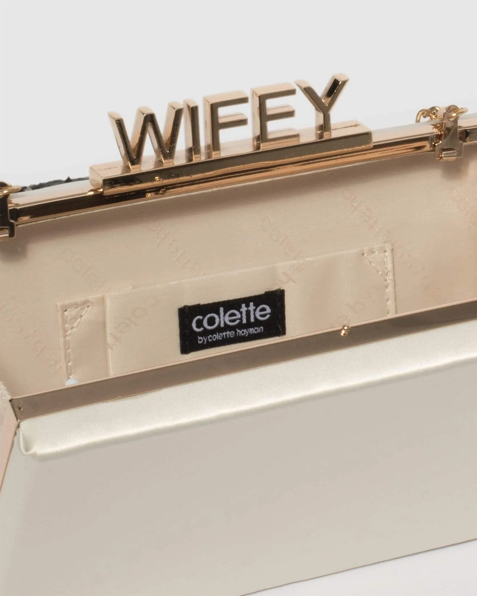 Wifey Hardcase Clutch Bag