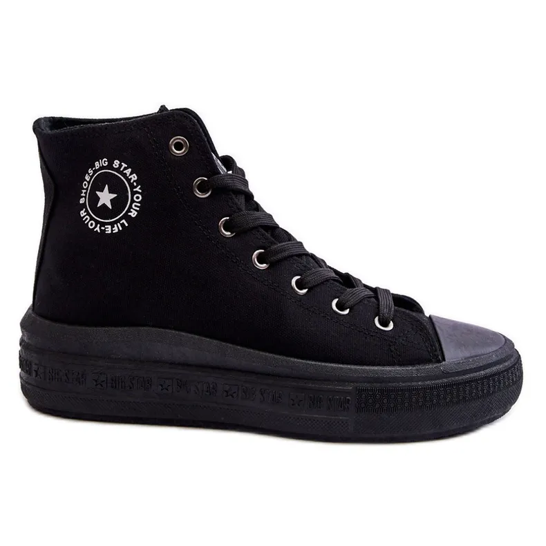 Women's High Sneakers Big Star LL274A182 Black